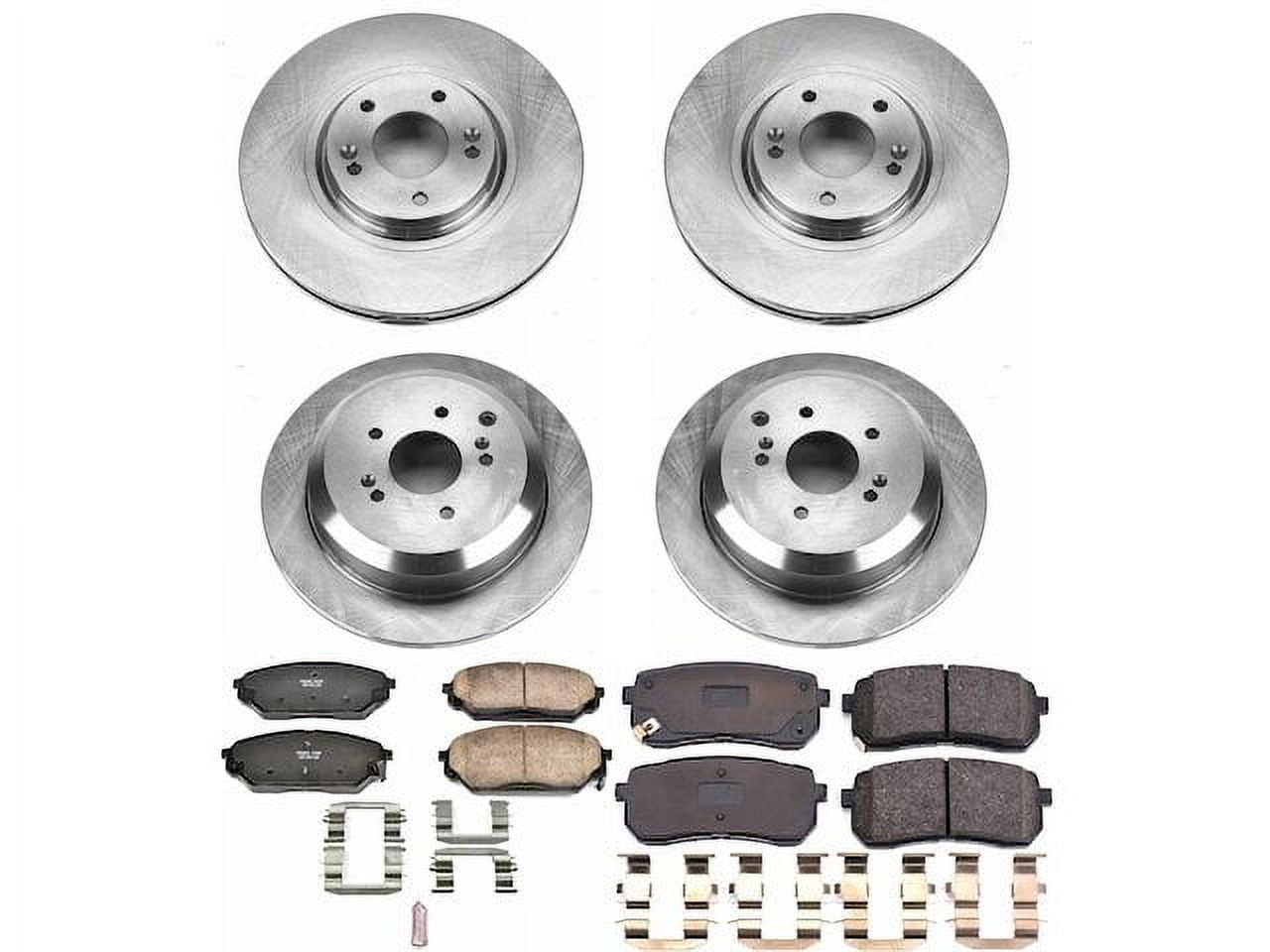 Horsepower Front Brake Pads And Disc Rotors Set For Hyundai I40 VF 2011-2018 – 300mm – Geomet Coated