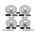 thumbnail image 1 of Front and Rear Brake Pad and Rotor Kit - Compatible with 2007 - 2013 Suzuki SX4 - Power Stop, 1 of 2
