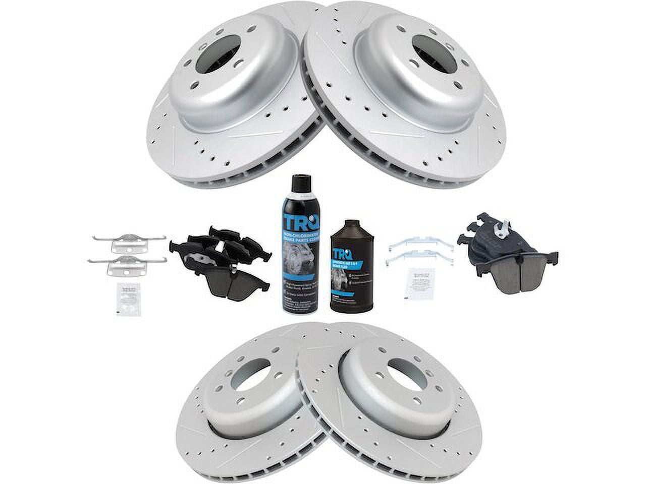 Front and Rear Brake Pad and Rotor Kit Compatible with 2008 2010