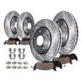 thumbnail image 1 of Front and Rear Brake Pad and Rotor Kit - Compatible with 2008 - 2012 INFINITI EX35 2009 2010 2011, 1 of 2