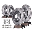 thumbnail image 1 of Front and Rear Brake Pad and Rotor Kit - Compatible with 2009 - 2014, 2016 - 2017 Nissan Maxima 2010 2011 2012 2013, 1 of 2