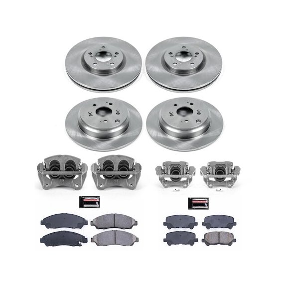 Front and Rear Brake Pad and Rotor Kit - Compatible with 2010 - 2013 Acura ZDX 2011 2012