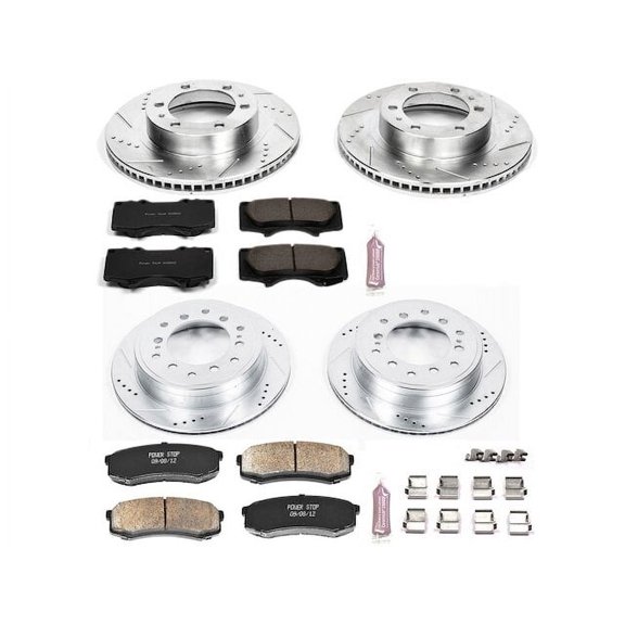 Front and Rear Brake Pad and Rotor Kit - Compatible with 2010 - 2014 Toyota FJ Cruiser 2011 2012 2013