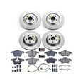 thumbnail image 1 of Front and Rear Brake Pad and Rotor Kit - Compatible with 2010 - 2015 Jaguar XJ RWD 2011 2012 2013 2014, 1 of 2