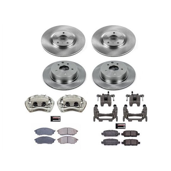 Front and Rear Brake Pad and Rotor Kit - Compatible with 2010 - 2019 Nissan 370Z 2011 2012 2013 2014 2015 2016 2017 2018