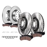 Front and Rear Brake Pad and Rotor Kit - Compatible with 2011 - 2013 Audi A3 Base 2012