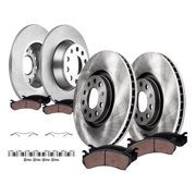 Front and Rear Brake Pad and Rotor Kit - Compatible with 2011 - 2013 Audi A3 Base 2012