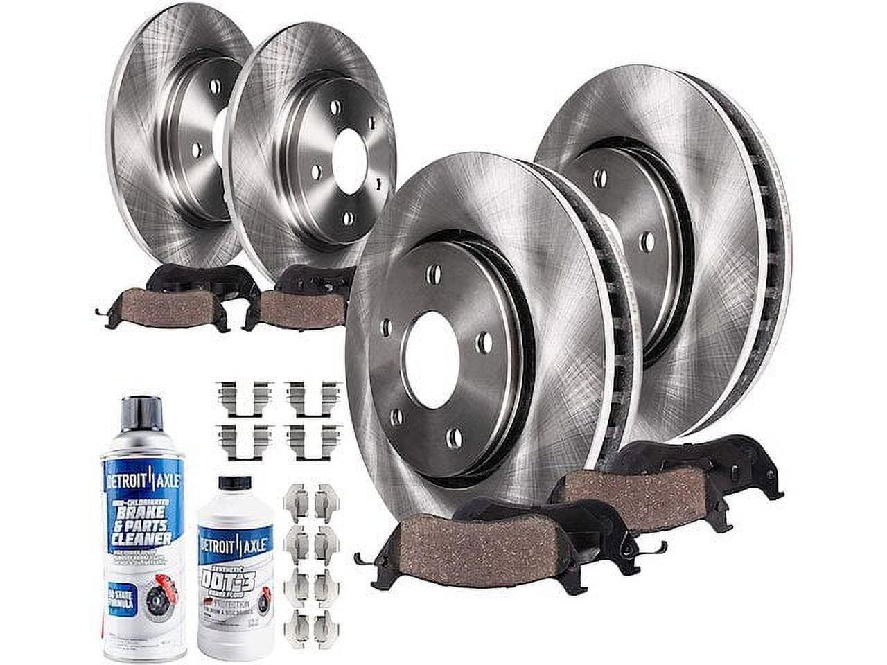 Front and Rear Brake Pad and Rotor Kit - Compatible with 2013 - 2016 Hyundai Elantra GT 2014 2015