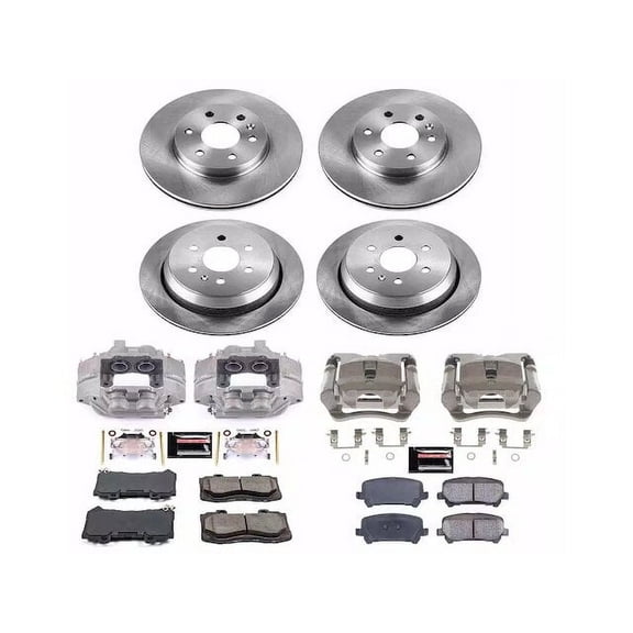 Front and Rear Brake Pad and Rotor Kit - Compatible with 2015 - 2019 Chevy Colorado 2016 2017 2018