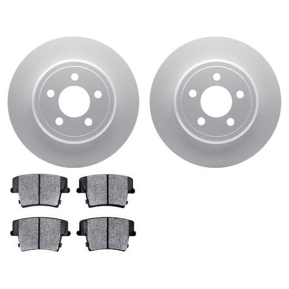 Front and Rear Brake Pad and Rotor Kit - Compatible with 2015 - 2019 Hyundai Sonata - Dynamic Friction