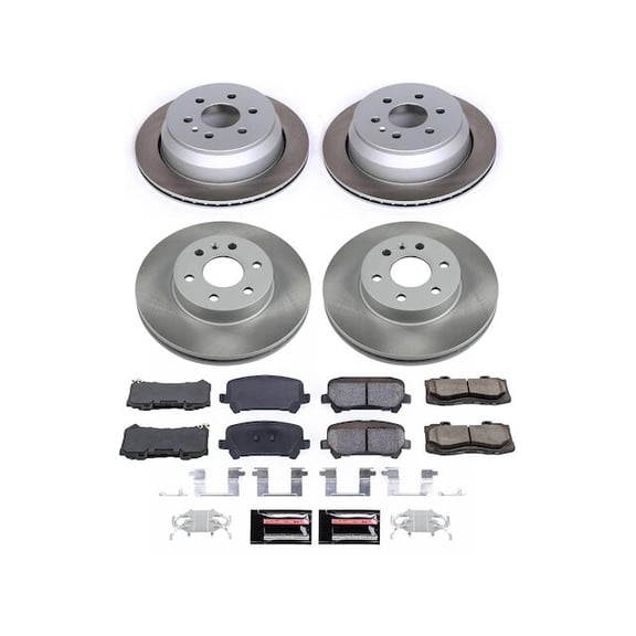 Front and Rear Brake Pad and Rotor Kit - Compatible with 2015 - 2020 Chevy Colorado 2016 2017 2018 2019