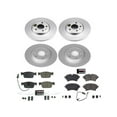 thumbnail image 1 of Front and Rear Brake Pad and Rotor Kit - Compatible with 2017 - 2020 Audi A4 2018 2019, 1 of 2