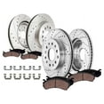 thumbnail image 1 of Front and Rear Brake Pad and Rotor Kit - Compatible with 2017 - 2020 Cadillac XT5 2018 2019, 1 of 2