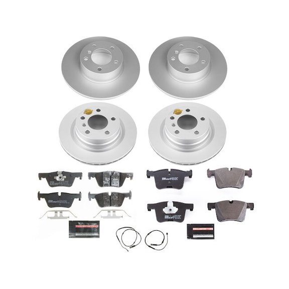 Front and Rear Brake Pad and Rotor Kit - Compatible with 2017 - 2021 BMW 230i 2018 2019 2020