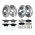 thumbnail image 1 of Front and Rear Brake Pad and Rotor Kit - Compatible with 2017 - 2021 Honda Civic Hatchback 2018 2019 2020, 1 of 2