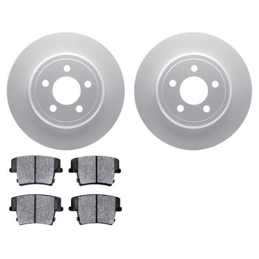 Detroit Axle Rear Disc Brake Rotors And Ceramic Pads Kit For 02-06 Nissan Sentra / Infiniti G20