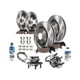 thumbnail image 1 of Front and Rear Brake Pad and Rotor and Wheel Hub Kit - Compatible with 2000 - 2003 Ford F-150 2001 2002, 1 of 2