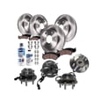 thumbnail image 1 of Front and Rear Brake Pad and Rotor and Wheel Hub Kit - Compatible with 2003 - 2006 Ford Expedition 2004 2005, 1 of 2