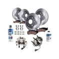 thumbnail image 1 of Front and Rear Brake Pad and Rotor and Wheel Hub Kit - Compatible with 2008 - 2013 Cadillac Escalade EXT 2009 2010 2011 2012, 1 of 2