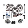 thumbnail image 1 of Front and Rear Brake Pad and Rotor and Wheel Hub Kit - Compatible with 2008 - 2014 Chevy Tahoe 2009 2010 2011 2012 2013, 1 of 2