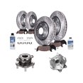 thumbnail image 1 of Front and Rear Brake Pad and Rotor and Wheel Hub Kit - Compatible with 2014 - 2019 Nissan Rogue GAS 2015 2016 2017 2018, 1 of 2