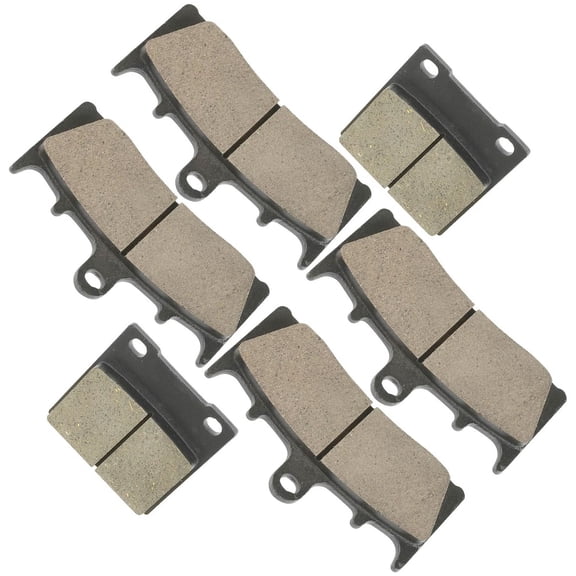 Front and Rear Brake Pads for Kawasaki ZX12R ZX-12R Ninja ZX1200 2000-2005