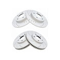 thumbnail image 1 of Front and Rear Brake Rotor Set 4 Piece - Compatible with 1997 - 1999 Cadillac DeVille 1998, 1 of 2
