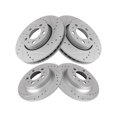 thumbnail image 1 of Front and Rear Brake Rotor Set 4 Piece - Compatible with 2001 - 2006 Volvo V70 2002 2003 2004 2005, 1 of 2
