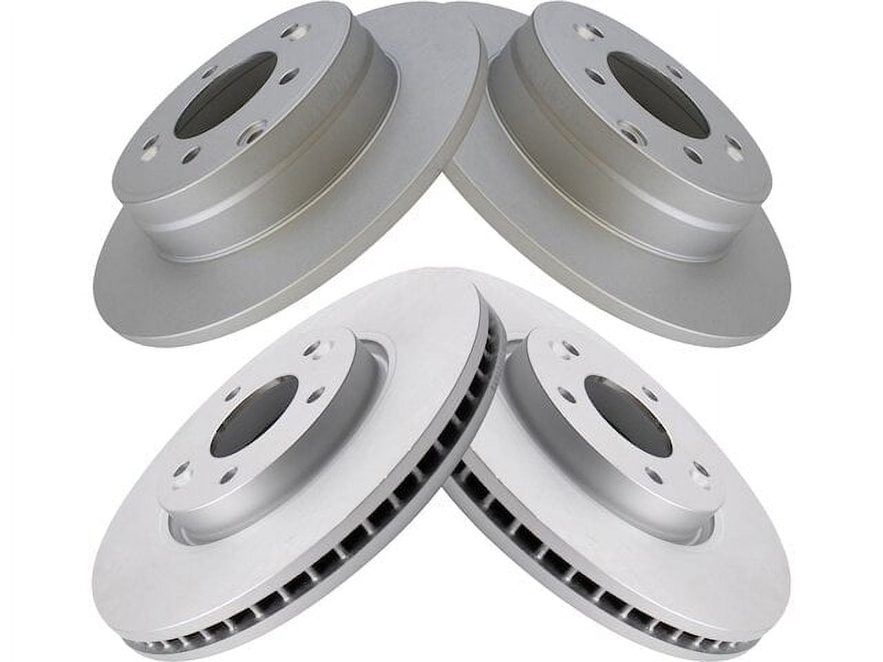 Front and Rear Brake Rotor Set 4 Piece - Compatible with 2006 - 2016 ...