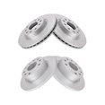 thumbnail image 1 of Front and Rear Brake Rotor Set 4 Piece - Compatible with 2011 - 2018 Volkswagen Jetta 2.0L 4-Cylinder 2012 2013 2014 2015 2016 2017, 1 of 2