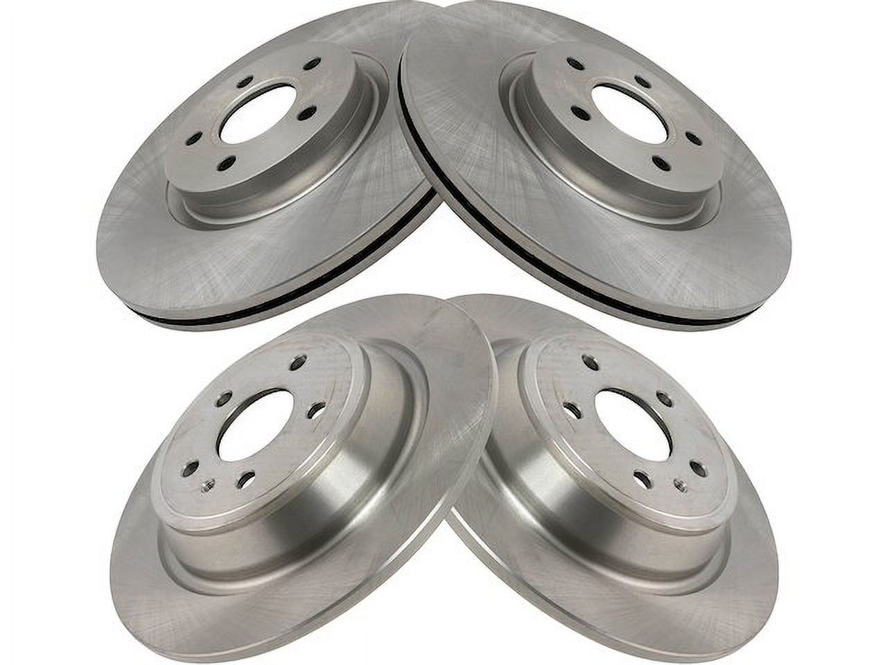 Bosch 2 Front Vented Rotors 278mm Ceramic Disc Brake Pads Kit For Ford Focus FWD