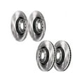 thumbnail image 1 of Front and Rear Brake Rotor Set - Compatible with 2005 - 2010 Volkswagen Jetta Turbocharged 2006 2007 2008 2009, 1 of 2