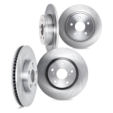 Front and Rear Brake Rotor Set for Toyota RAV4 2006-2018 Cast Iron