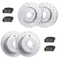 thumbnail image 1 of Front and Rear Brake Rotors Pads fit for Chevy Equinox GMC Terrain 2010-2017, 1 of 8