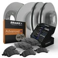 thumbnail image 1 of [Front and Rear] Brake X Advanced X Replacement Disc Rotors and Premium Ceramic Brake Pads Kit | 12 Piece Set | For 2003 Toyota Highlander 3.0, 1 of 14