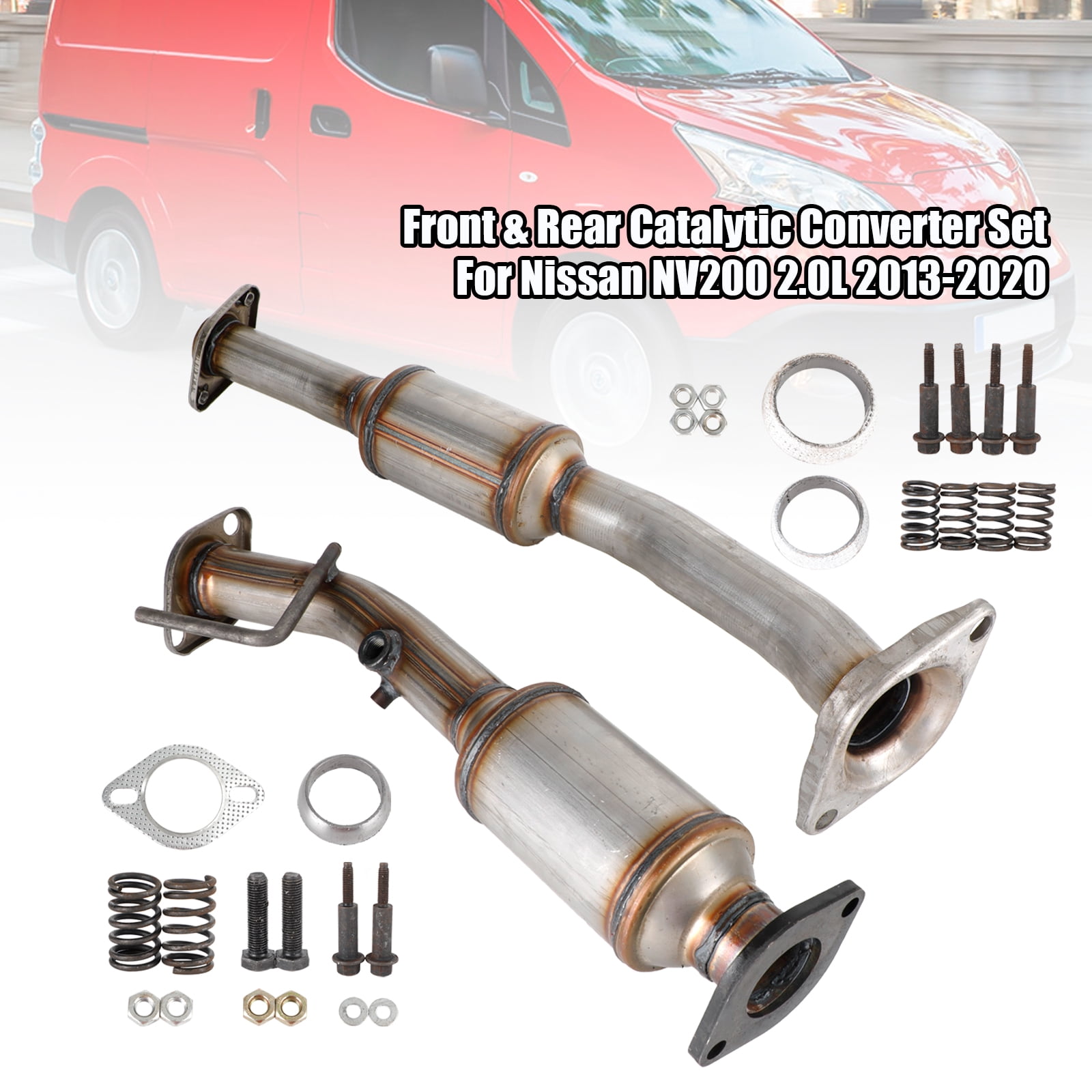 Direct Fit Catalytic Converter For 2013-2020 Nissan NV200 2.0L - Front & Rear, EPA Certified