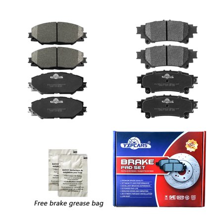 Front and Rear Ceramic Disc Brake Pads For Toyota Mirai 2016 2017 2018 2019 2020