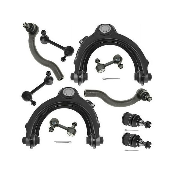 Front and Rear Control Arm Ball Joint Tie Rod End Kit 10 Piece - Compatible with 2005 - 2007 Honda Accord Hybrid 2006