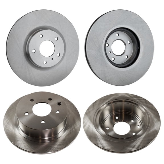 Front and Rear Disc Brake Rotors For 2005-2006 Nissan Altima 2006-2008 Maxima