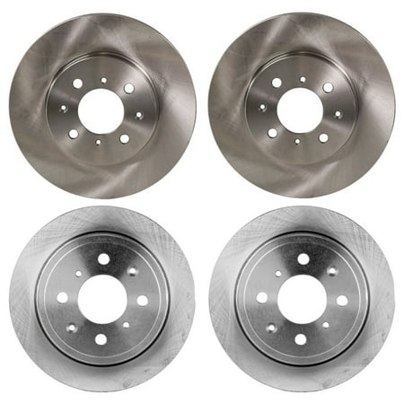 Front and Rear Disc Brake Rotors For Acura Integra Honda Civic Civic del Sol