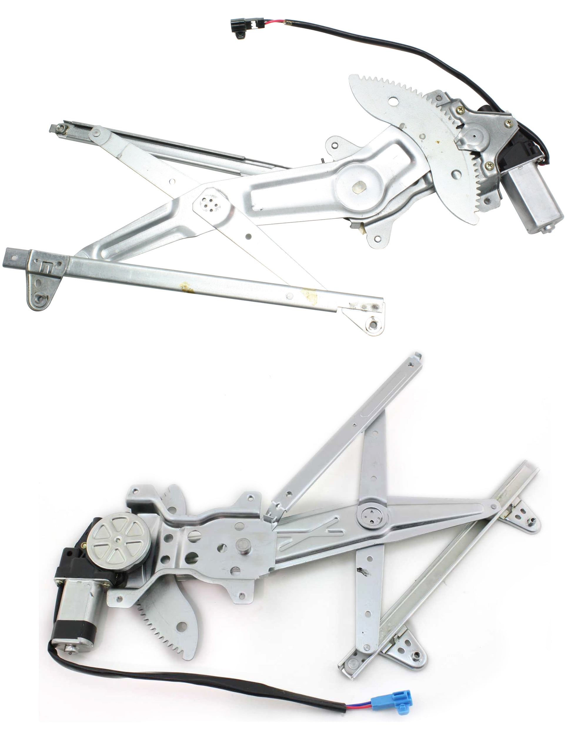 Front and Rear Driver Side Window Regulators Power With Motor for 1997