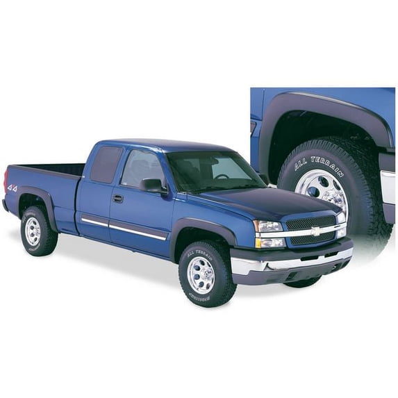 Front and Rear Fender Flare - Compatible with 2003 - 2006 Chevy Silverado 2500 HD 2004 2005