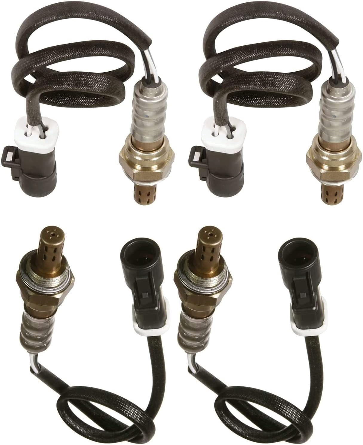 Front and Rear Oxygen Sensors Compatible with Ford E-150 VAN,E-250 VAN ...