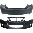 thumbnail image 1 of Front and Rear Primed Bumper Cover Replacement for 2016-2017 Nissan Altima Base 4 Cyl 2.5L, 1 of 3