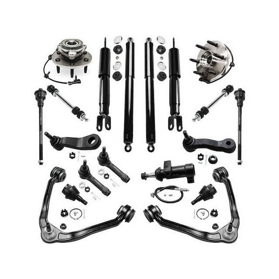 Front and Rear Shock Absorber Control Arm Ball Joint Kit - Compatible with 2000 - 2006 GMC Yukon 2001 2002 2003 2004 2005