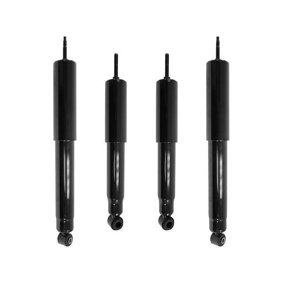 Front and Rear Shock Absorber Kit - Compatible with 1992 - 2002 Ford E-150 Econoline 1993 1994 1995 1996 1997 1998 1999 2000 2001