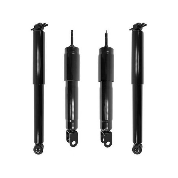 Front and Rear Shock Absorber Kit - Compatible with 2003 - 2014 Chevy Express 1500 AWD 2004 2005 2006 2007 2008 2009 2010 2011 2012 2013