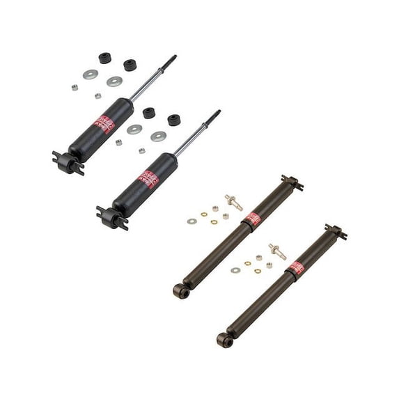 Front and Rear Shock Absorber Set 4 Piece - Compatible with 1974 - 1987 Buick Regal 1975 1976 1977 1978 1979 1980 1981 1982 1983 1984 1985 1986