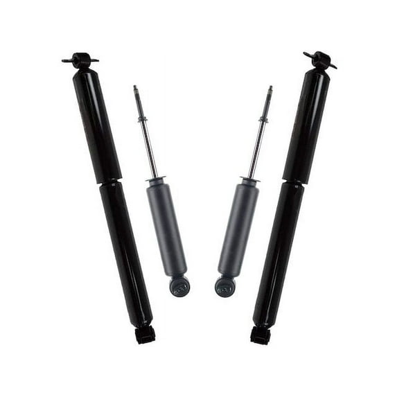 Front and Rear Shock Absorber Set - Compatible with 1998 - 2000 Isuzu Hombre 1999