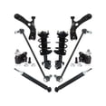 thumbnail image 1 of Front and Rear Shock Strut Coil Spring Control Arm Kit 10 Piece - Compatible with 2010 - 2015 Toyota Prius 2011 2012 2013 2014, 1 of 2